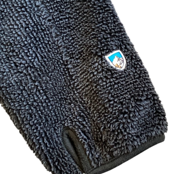 Kuhl Women’s Half Zip Pullover Sherpa Thumb Hole Sleeves, Dark Grey - Large 16F - Picture 4 of 13